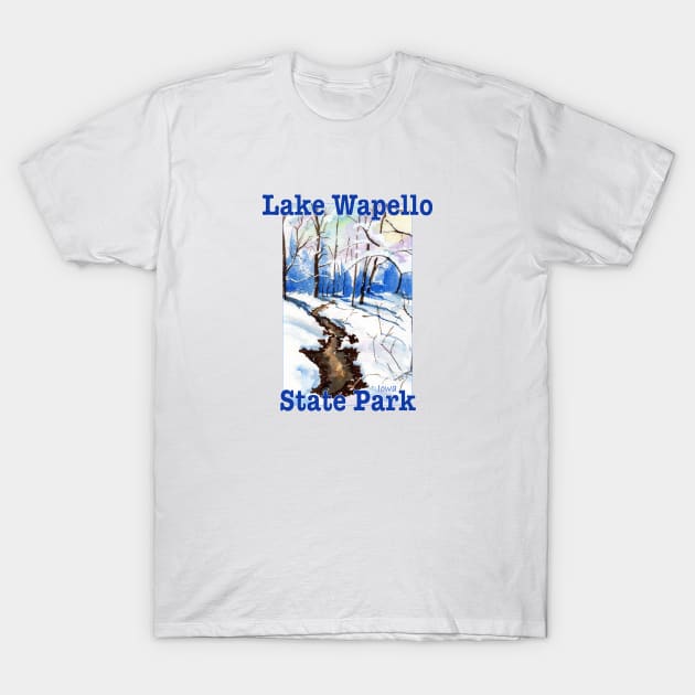 Lake Wapello State Park, Iowa T-Shirt by MMcBuck